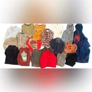 LOT of Boys Fall/winter clothes!!! 5T, 5, 5/6. PRE-LOVED! 19 pieces!!!